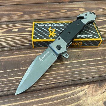 Ніж викидний тактичний Browning. Подарунок для чоловіка Browning фото
